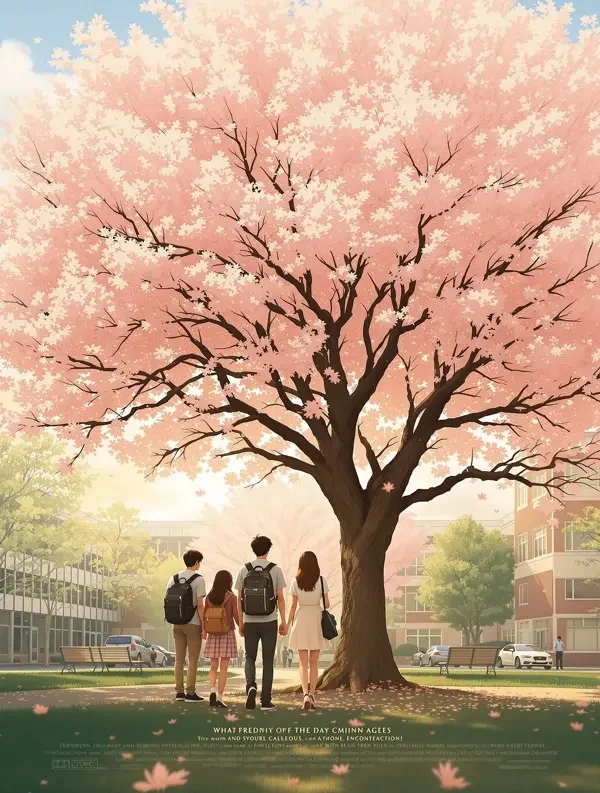 春风十里桃花 高清海报