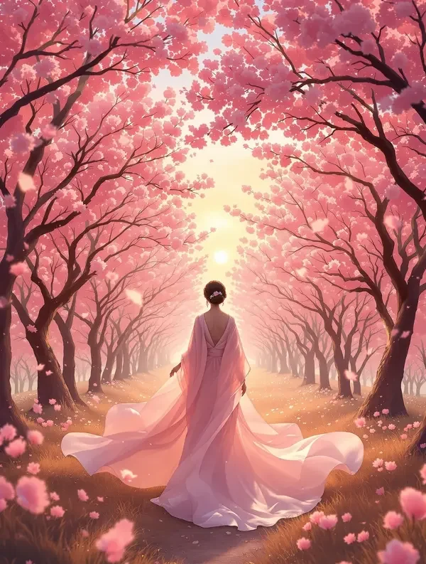 十里桃花开 高清海报